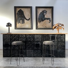 PANTHÈRE - PANTHERA PARDUS MELAS (90x120cm)